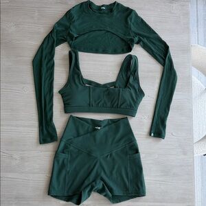 Pop flex Green Workout Set